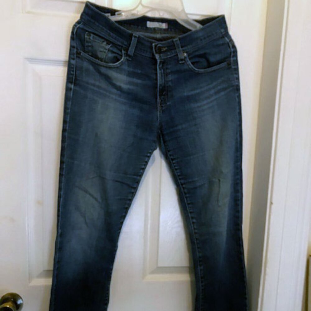 Levis 590 Curvy Boot Cut Denim Jeans Size 8